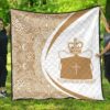 Tokelau Coat Of Arms Polynesian Premium Quilt  Circle Style  03 J2  Quilt